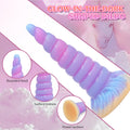 Elastyczny zwężany trzon unicorn dildo