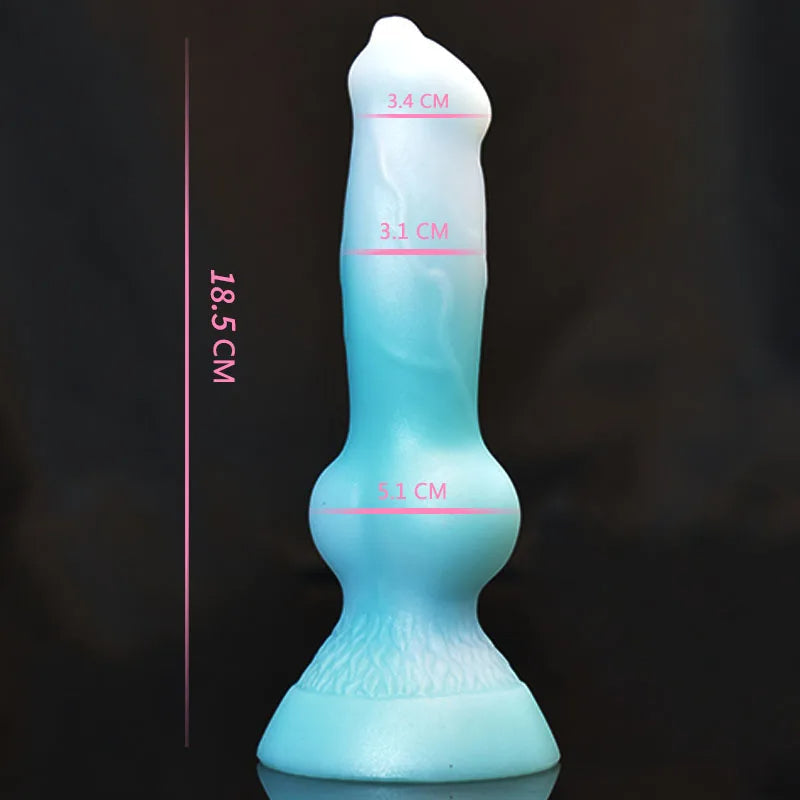Wymiary niebieskiego wariantu: 18,5 cm