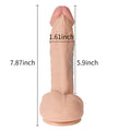 Wymiary realistycznego dildo: 20 cm długości