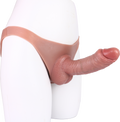 Majtki z dildo i realistycznym pustym trzonem