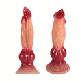 Monster dildo z trzema głowicami — produkt z pompką i strzykawką