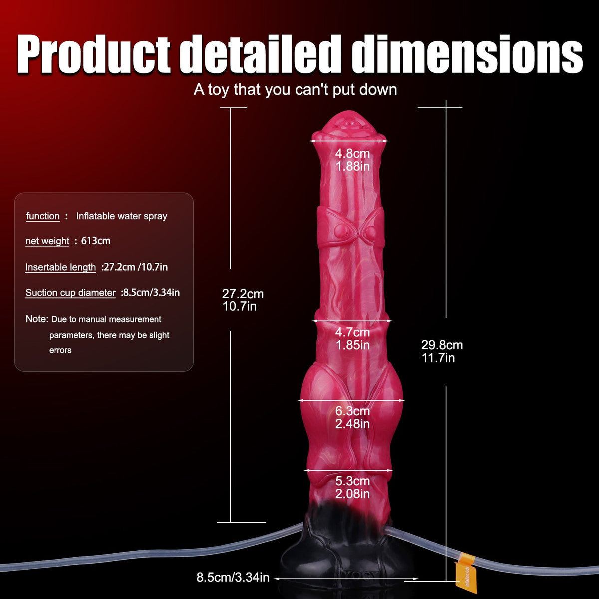 Wymiary produktu: 29,8 cm długości