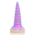 Pastelowe unicorn dildo świecące w ciemności
