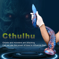 Niebieskie tentacle dildo o fantazyjnej formie
