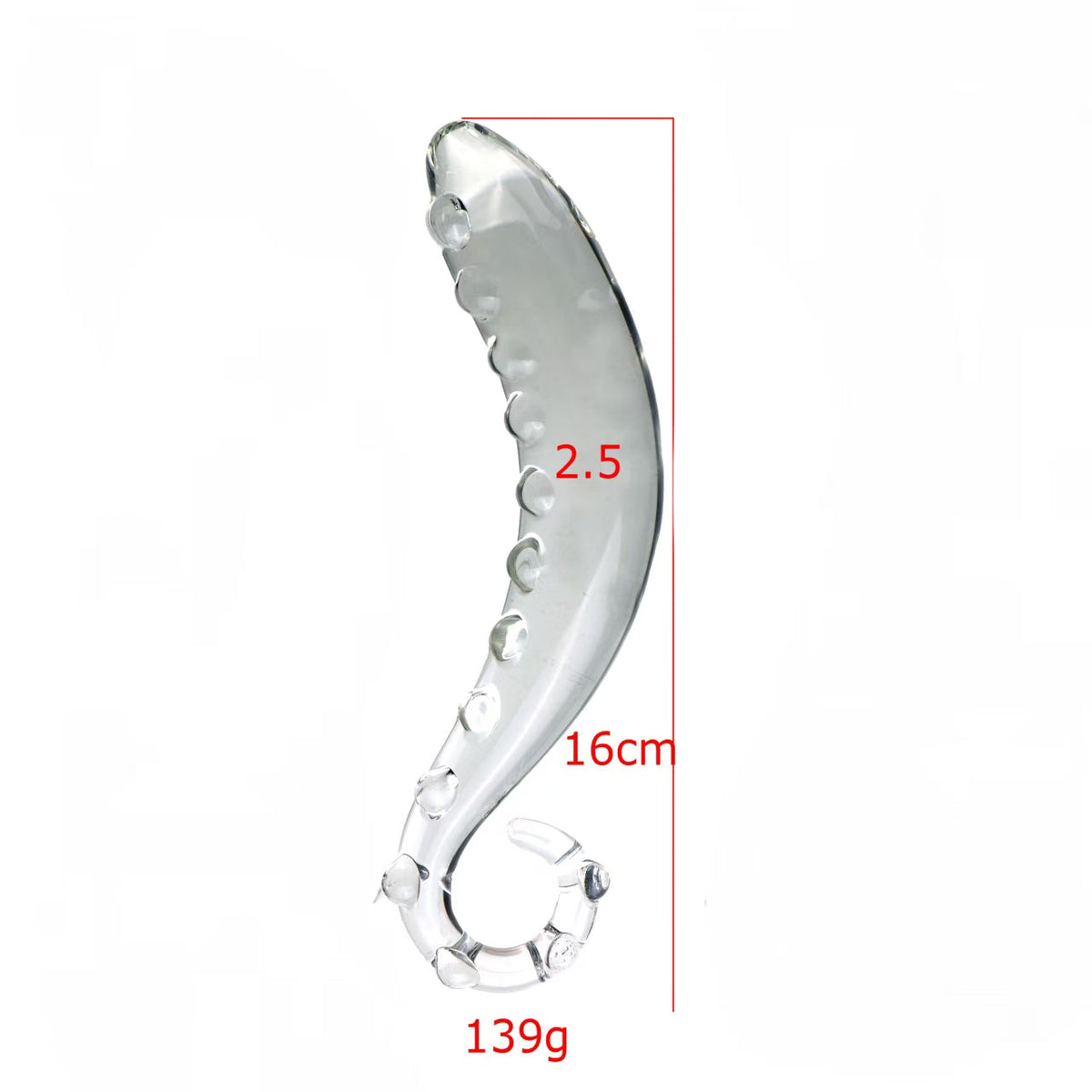 Wymiary wariantu S: 16 cm długości i do 2,5 cm średnicy