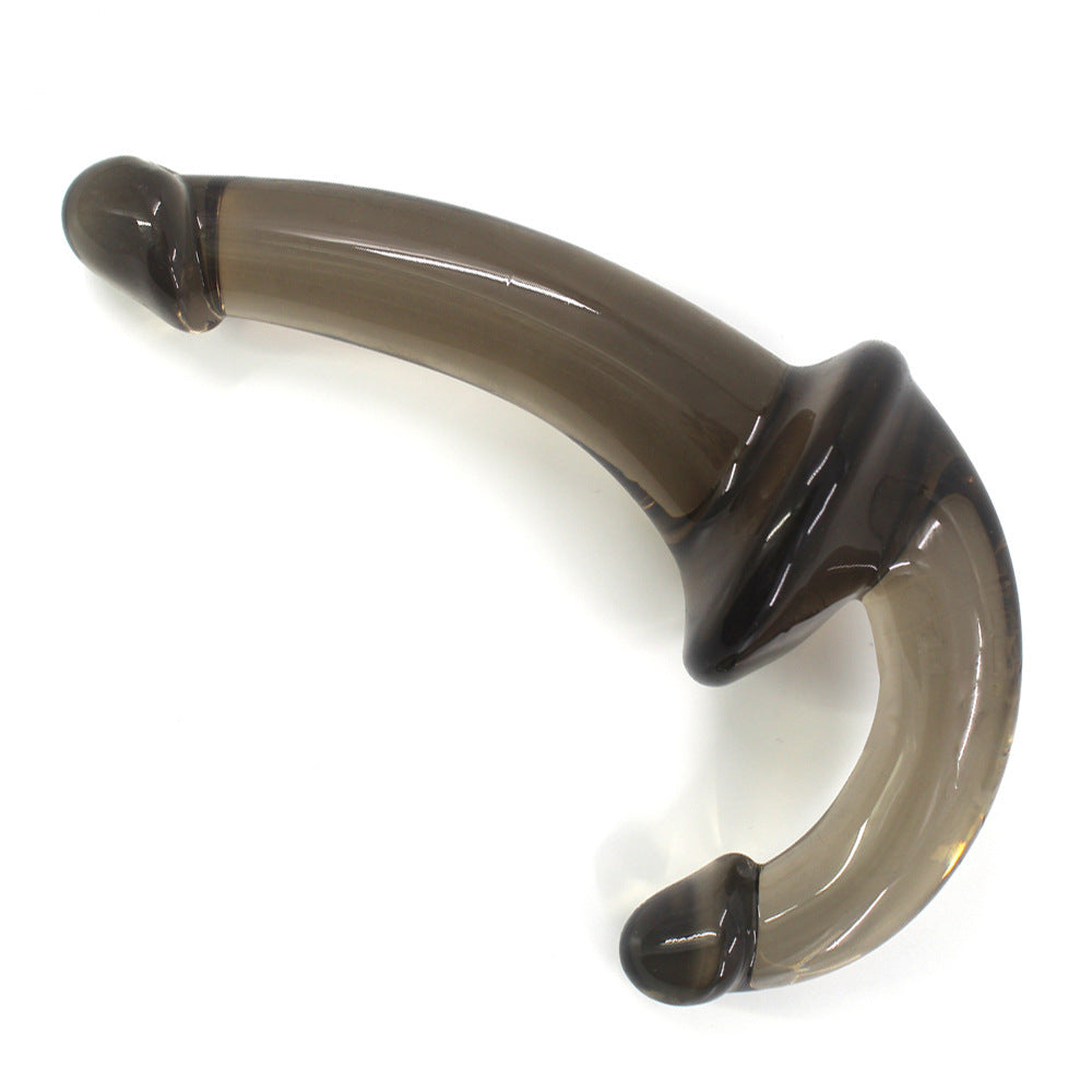 Fioletowy wariant strapless dildo
