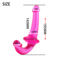 Wymiary strapless dildo: 19,5 cm długości
