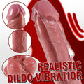Zbliżenie realistycznej faktury automatic dildo
