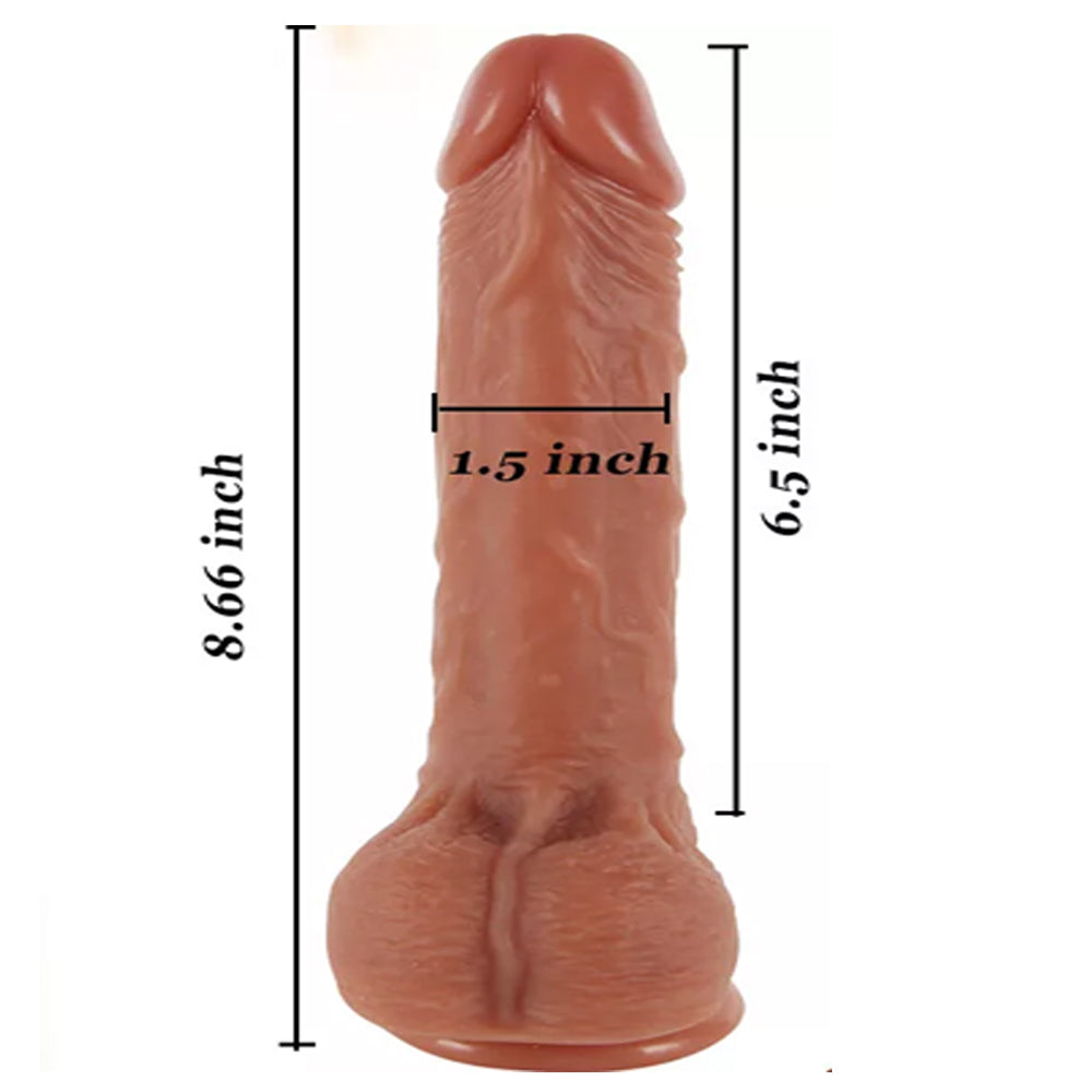 Wymiary automatic dildo: 22 cm długości