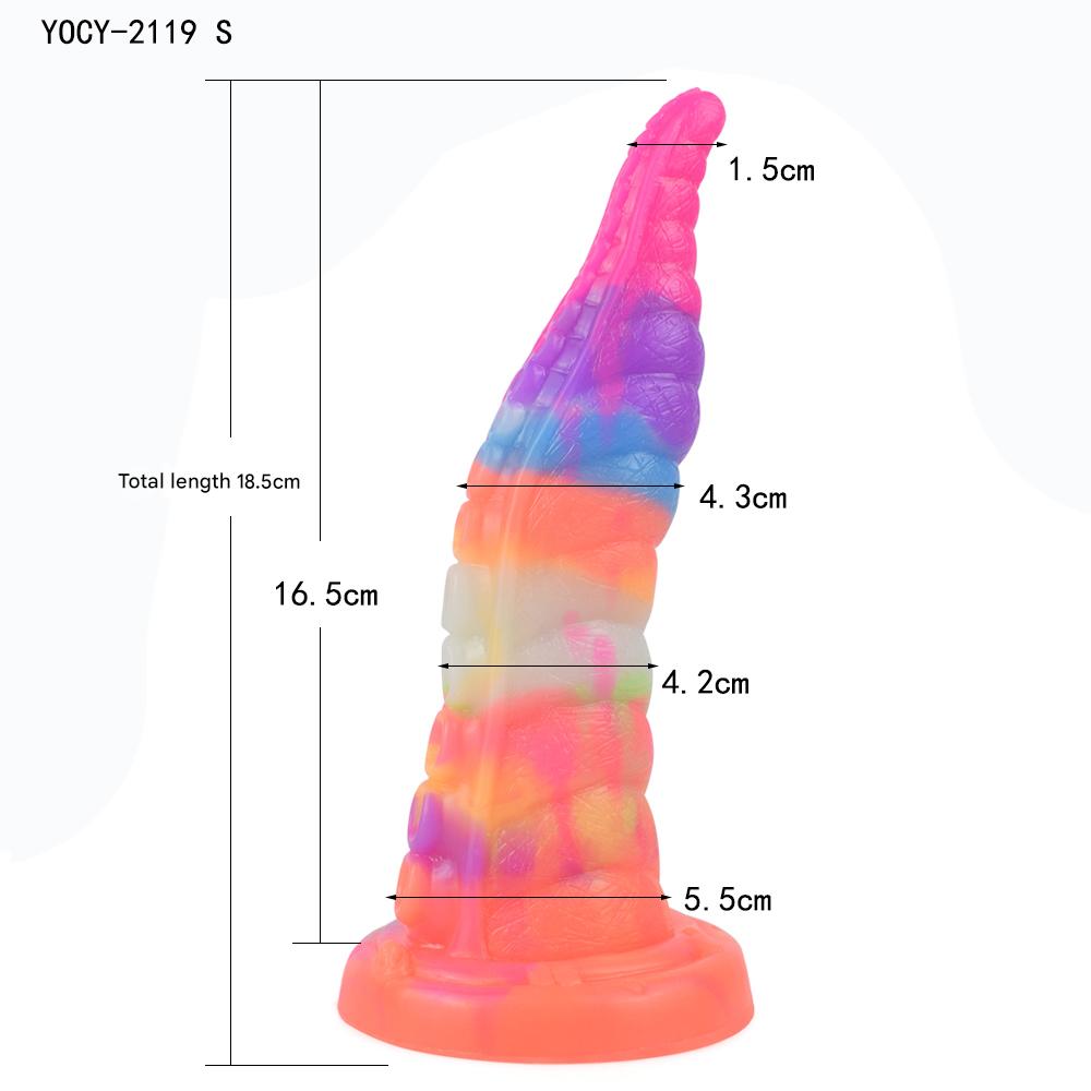 Wymiary wariantu S: 18,5 cm długości i do 5,5 cm średnicy
