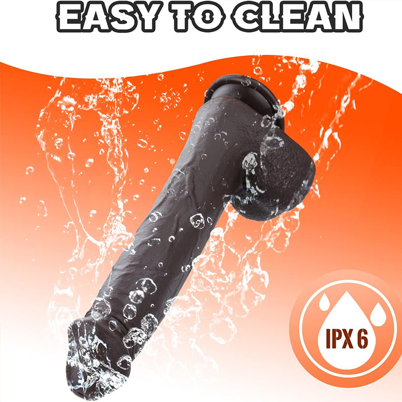 Klasa IPX6 i ładowanie USB automatycznego dildo