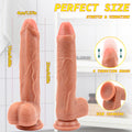 Wymiary automatic dildo: długość 22,9 cm