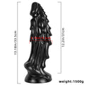 Wymiary dragon dildo: 33,5 cm długości