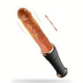 Automatic dildo w czarnej obudowie kija baseballowego