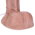Zbliżenie rzeźbionej podstawy dildo