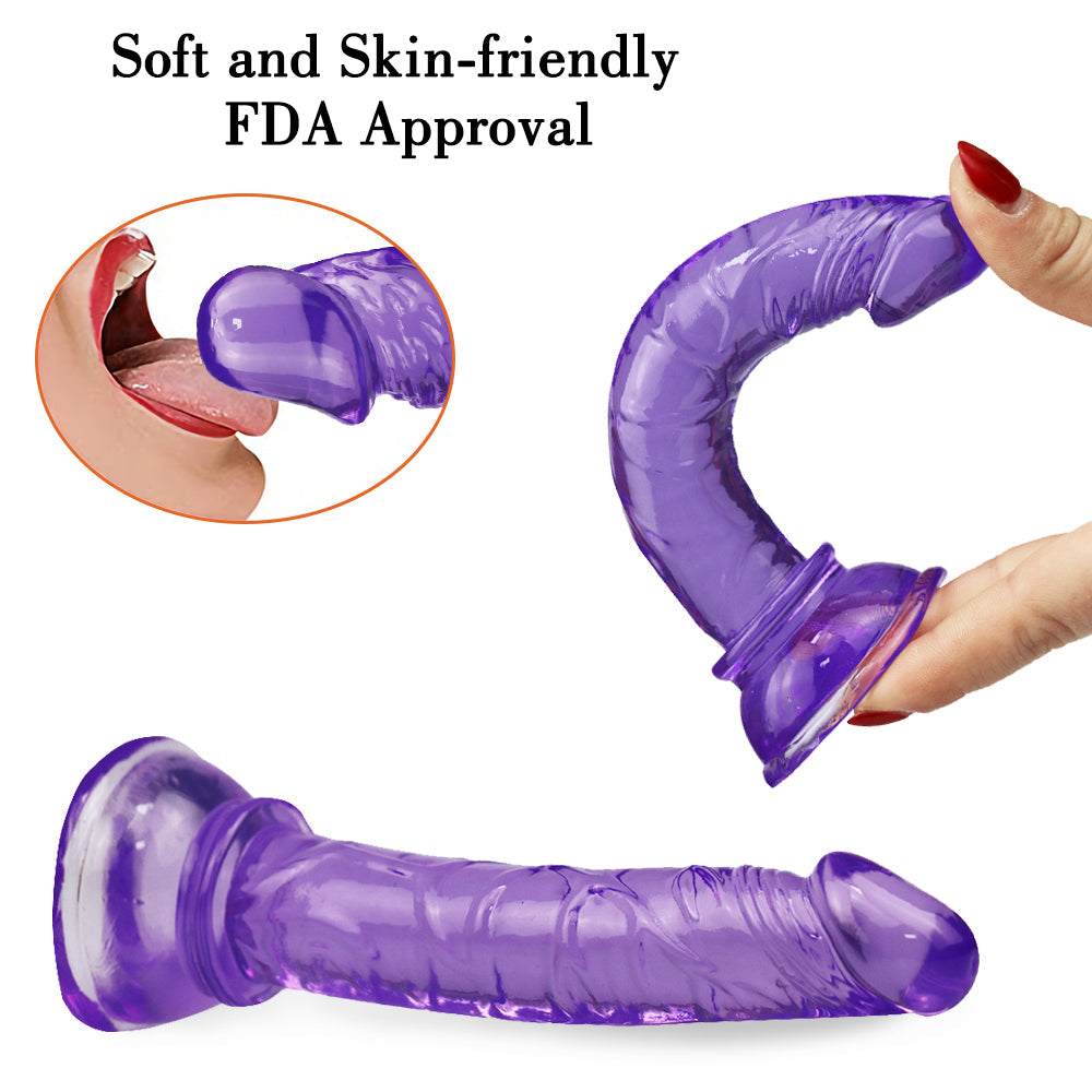 Zginany trzon małego dildo