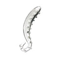 Przezroczyste tentacle dildo ze szkła z wypukłą fakturą