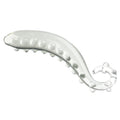 Boczne ujęcie zakrzywionego tentacle dildo