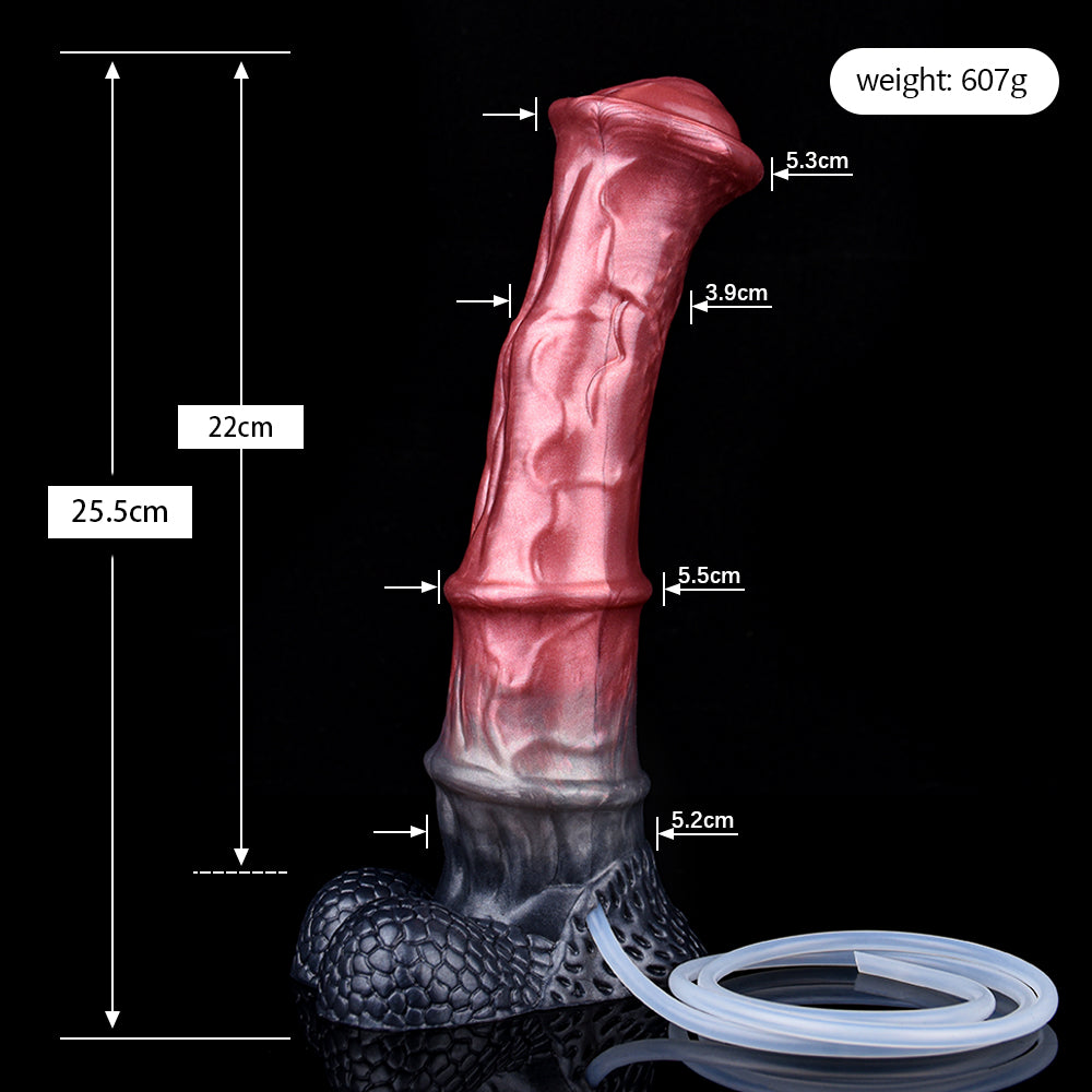 Wymiary horse dildo: 25,5 cm długości