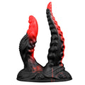 Czerwono-czarne podwójne dildo tentacle