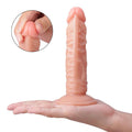 Małe realistyczne dildo silikonowe z przyssawką