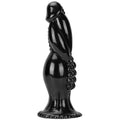 Czarne dildo fantasy o smoczym kształcie