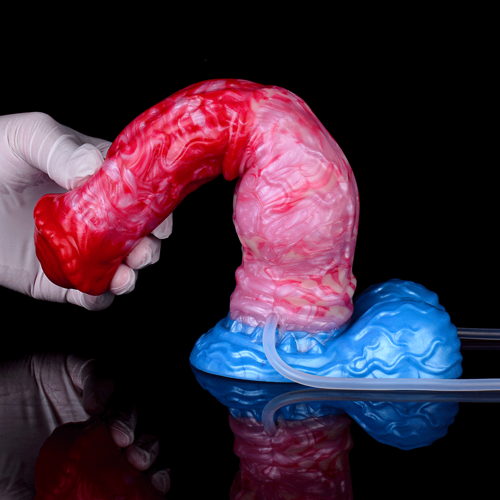 Elastyczny trzon horse dildo z dużym węzłem