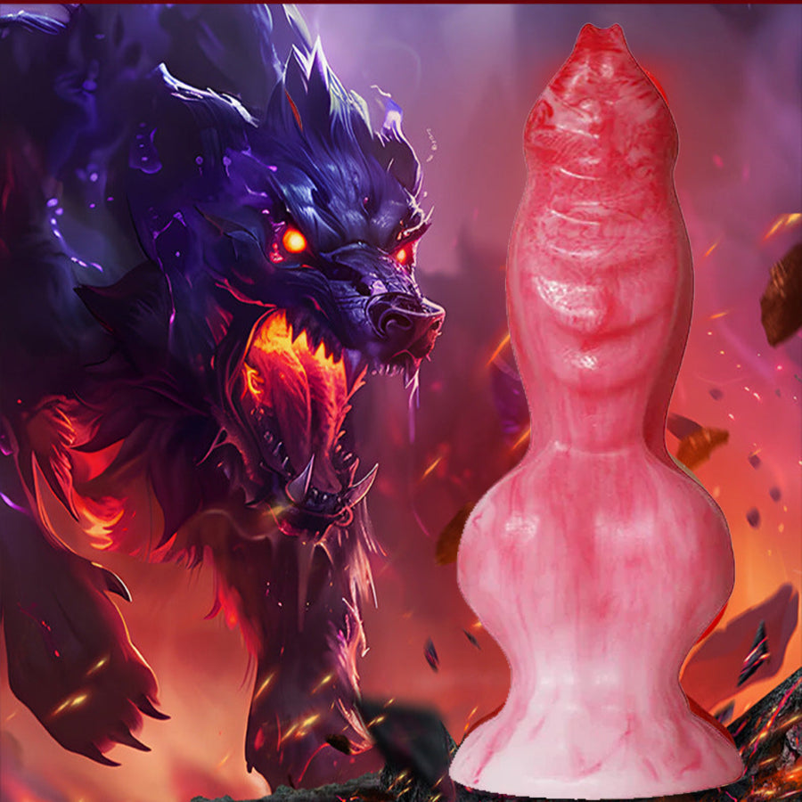 Dildo fantasy z motywem wilka