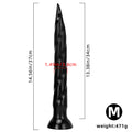Dildo spiralne w rozmiarze M – wymiary