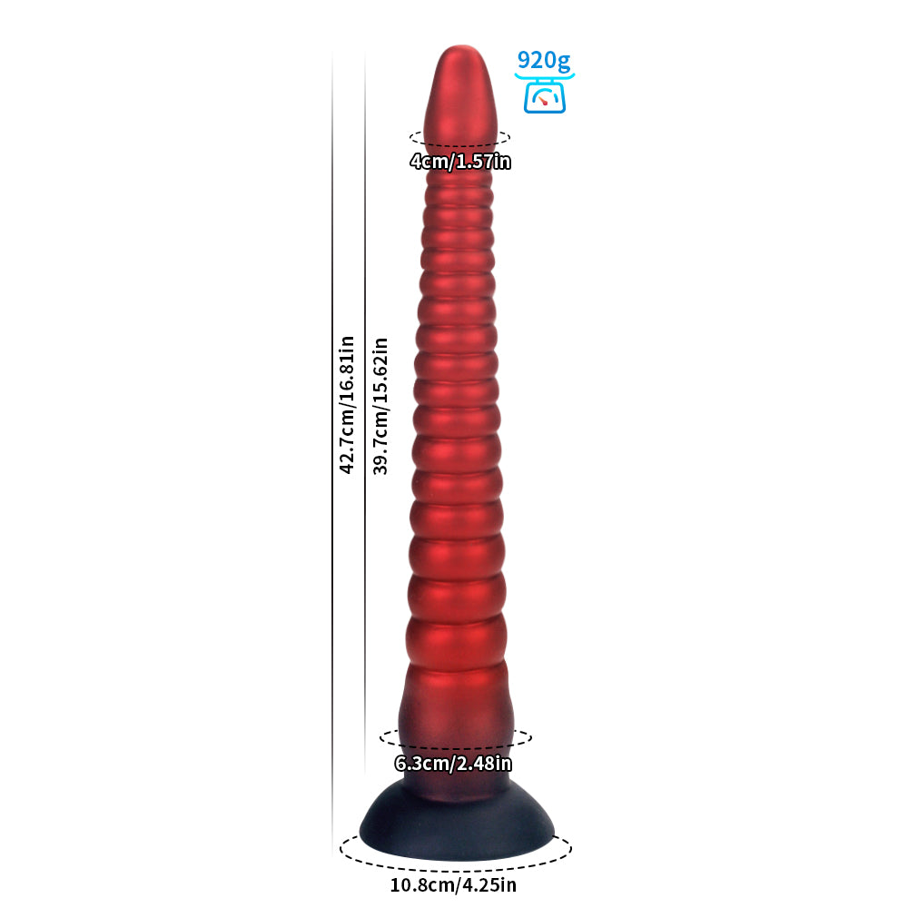 Dildo z mackami w rozmiarze M – wymiary