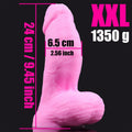 Różowe dildo w rozmiarze XXL – wymiary