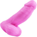Różowe realistyczne dildo z ruchomym napletkiem