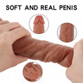 Miękki realistyczny trzon automatycznego dildo