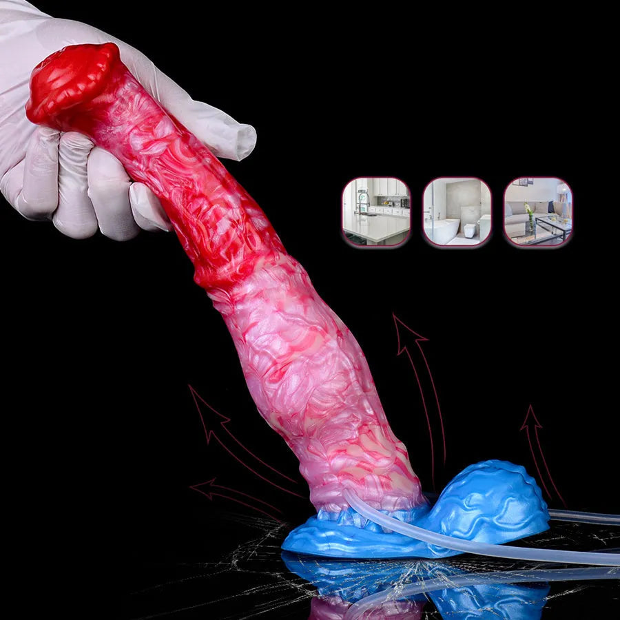 Zginany trzon fantazyjnego dildo