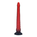 Teksturowane dildo z mackami – widok z przodu