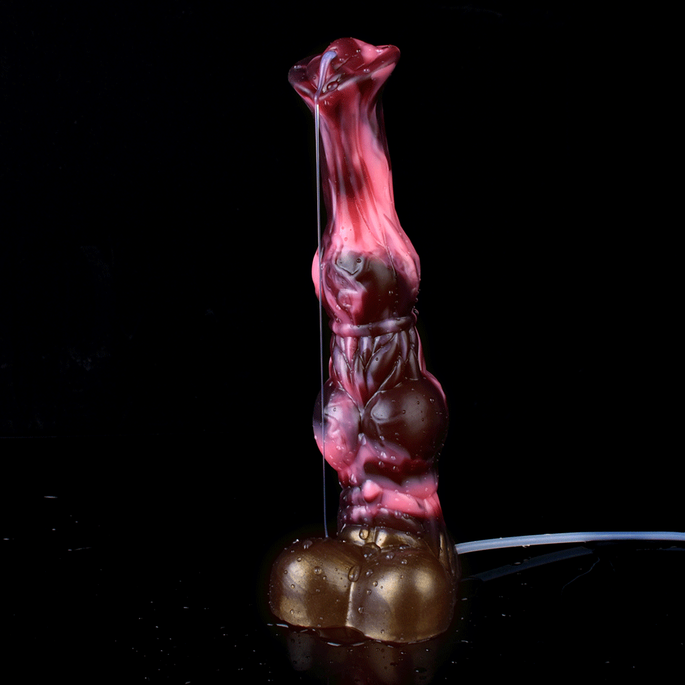 Horse dildo z przewodem do funkcji wytrysku
