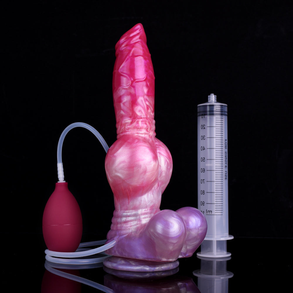 Zestaw dildo z funkcją wytrysku