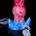 Wypukła tekstura czerwonego dildo fantasy
