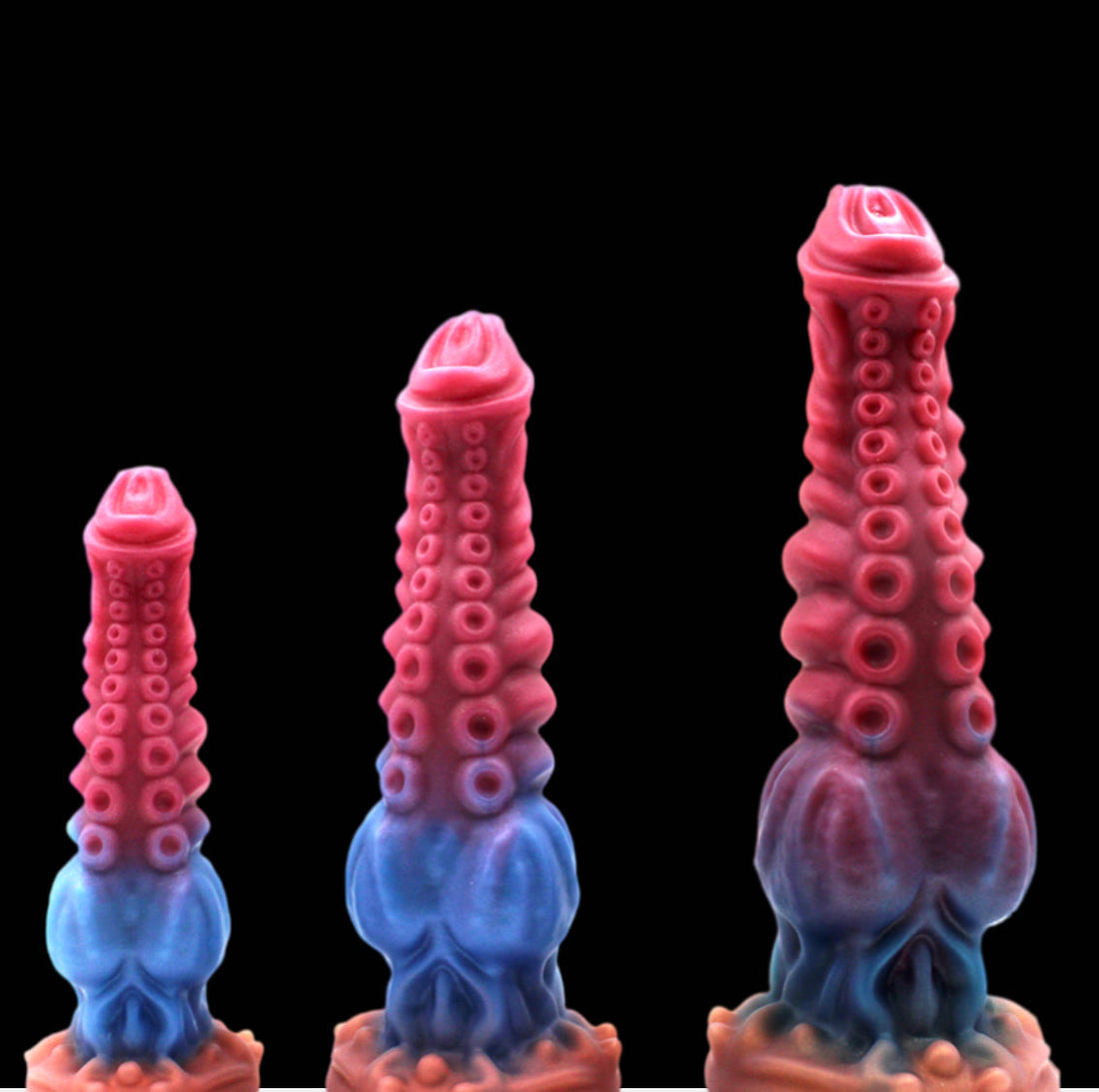 Dildo fantasy z mackami w trzech rozmiarach S, M i L