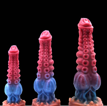 Dildo fantasy z mackami w trzech rozmiarach S, M i L