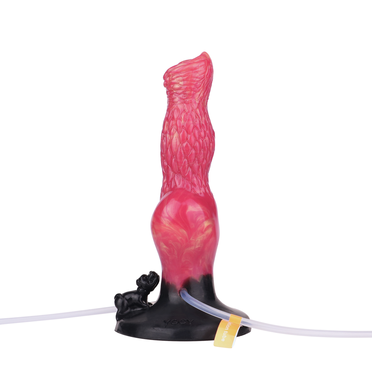 Dildo fantasy z pompką i strzykawką
