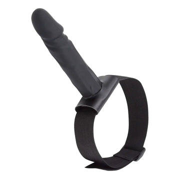 Strapon na twarz z czarnym odpinanym dildo