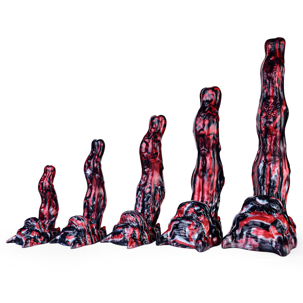 Pięć rozmiarów dildo fantasy Język Buldoga