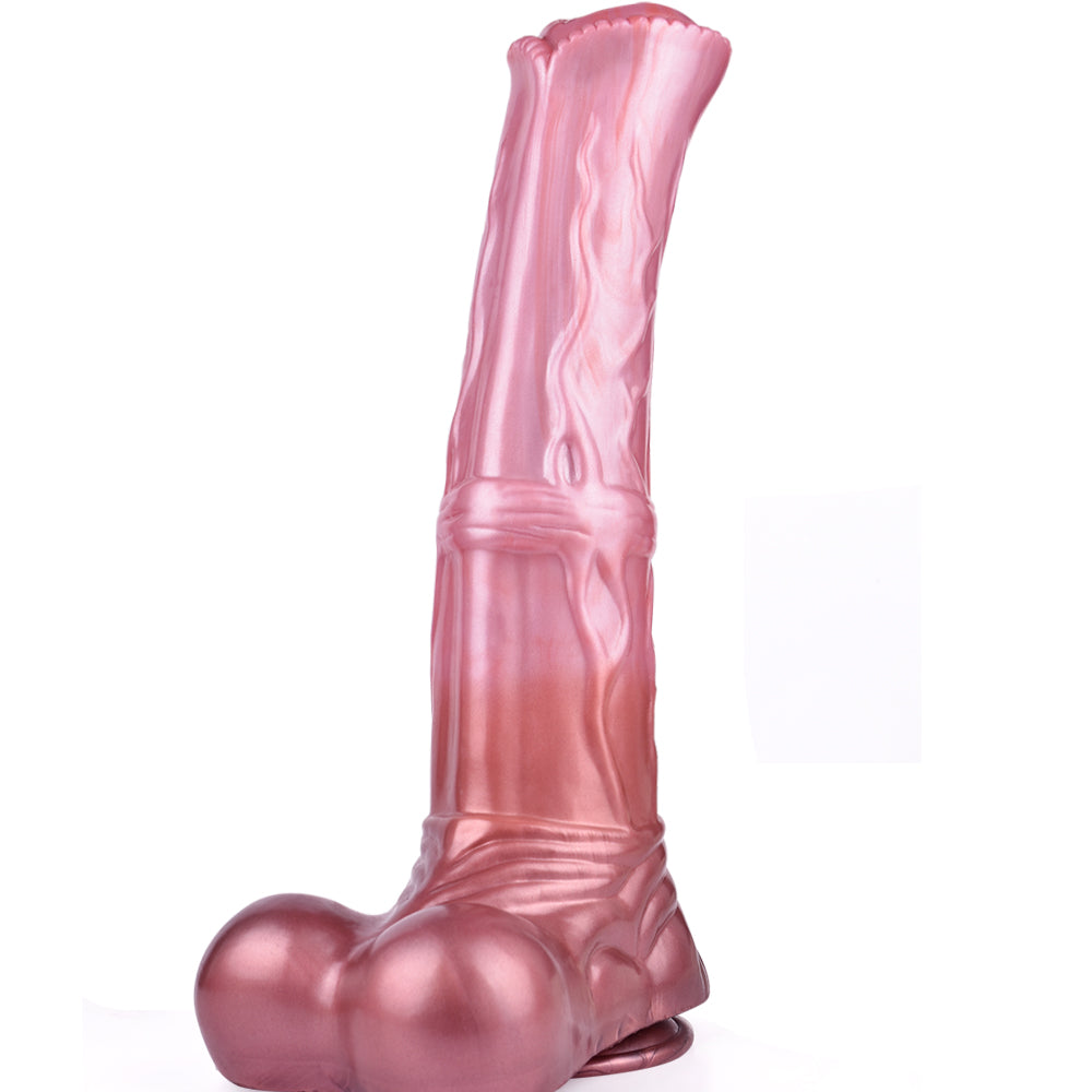 Fantasy dildo centaura widziane z boku