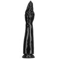 Długie dildo w kształcie dłoni z przyssawką