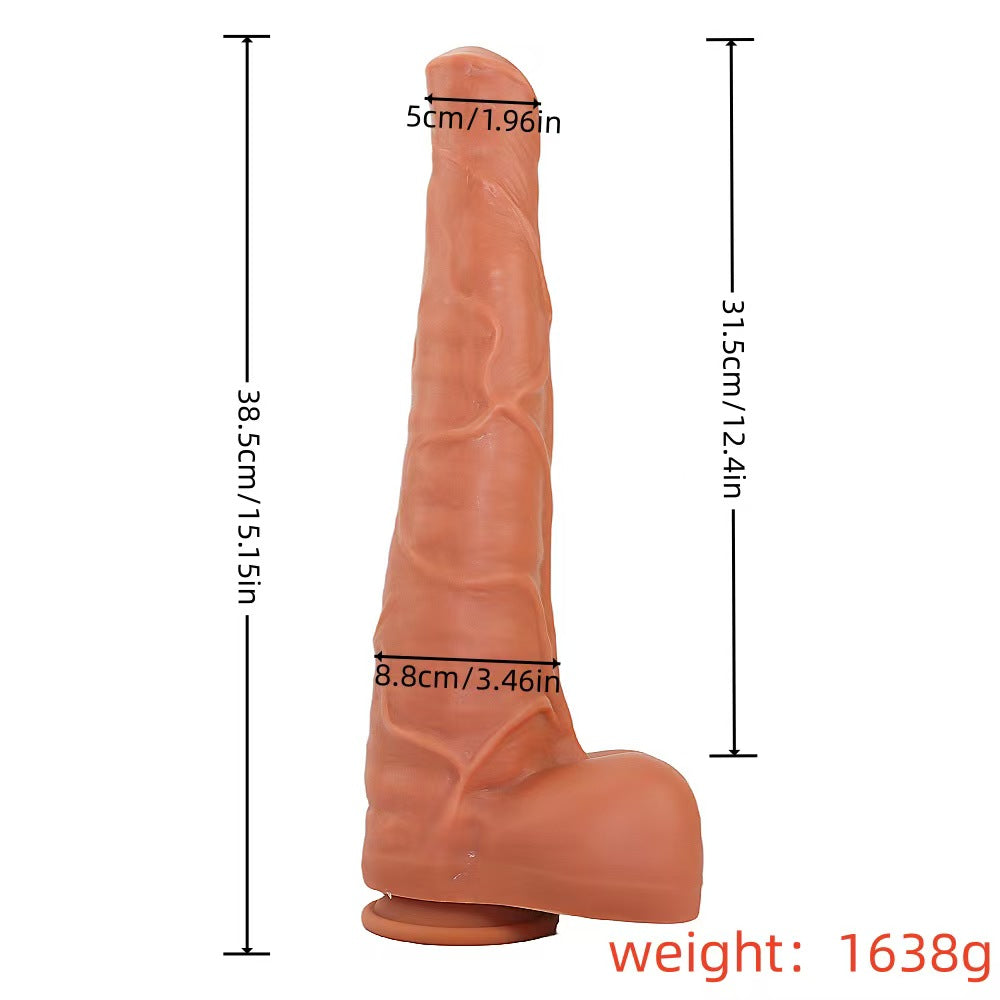Ogromne dildo 38,5 cm – wymiary produktu