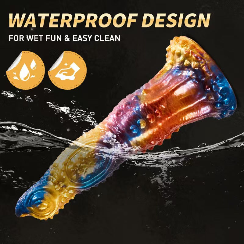 Wodoodporny korpus kolorowego dildo fantasy