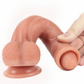 Elastyczny trzon realistycznego dildo