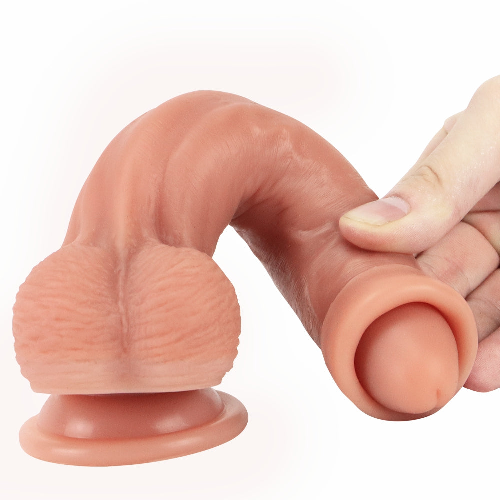 Elastyczny trzon realistycznego dildo