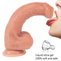 Zakrzywiony profil dildo z napletkiem
